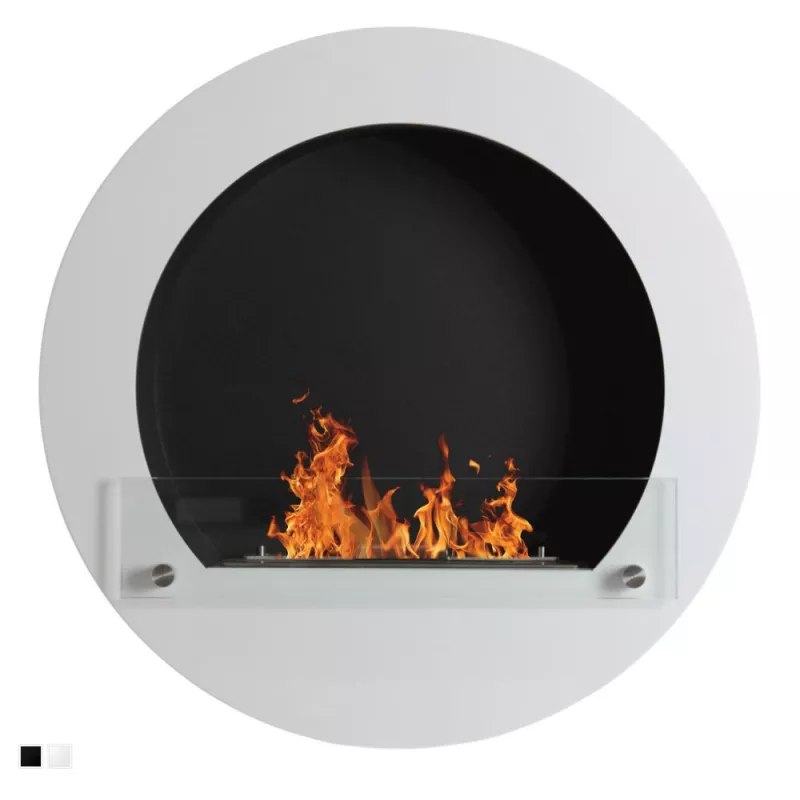 Chimenea de etanol redonda Hublo Color Blanco