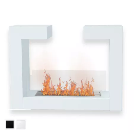Chimenea de etanol autoportante - Berlin XL Color Blanco