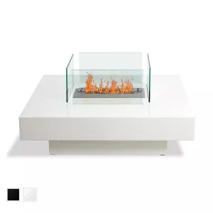 Mesa de centro Milena con quemador de bioetanol