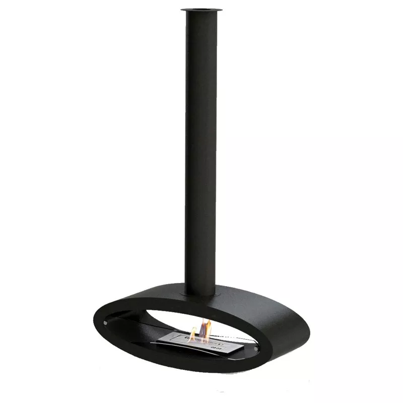 Chimenea de etanol suspendida Modica Color Negro