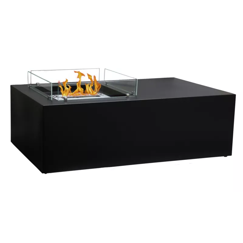 chimenea de bioetanol amarante Color Negro