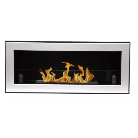 chimenea de etanol mural osani Color Blanco brillante
