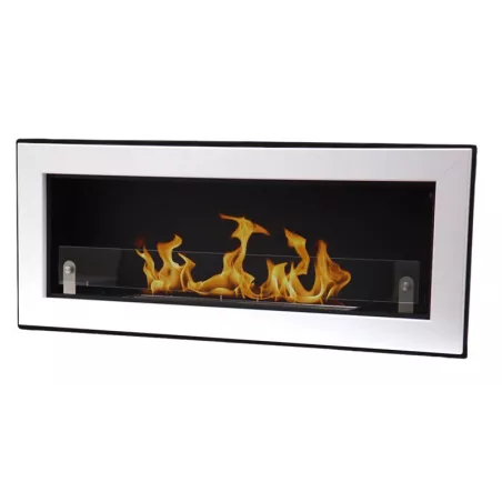 chimenea de etanol mural osani Color Blanco brillante