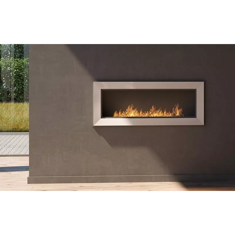 chimenea de etanol mural osani Color Blanco brillante