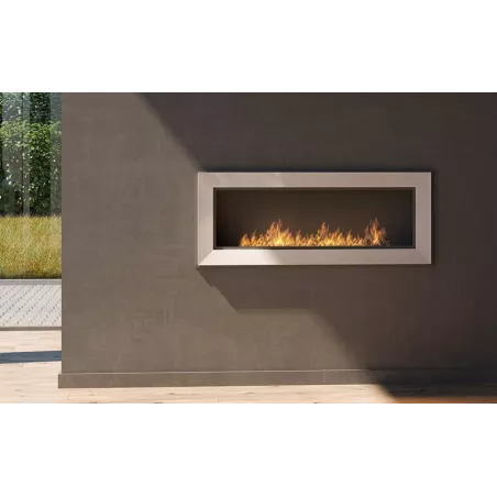 chimenea de etanol mural osani Color Blanco brillante