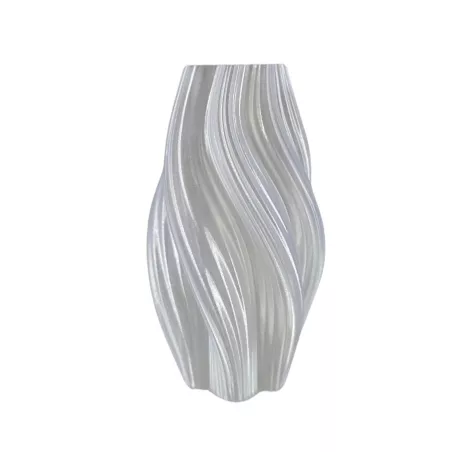 Jarrón Curba ultra diseño Color Transparente Tamaño 20 cm