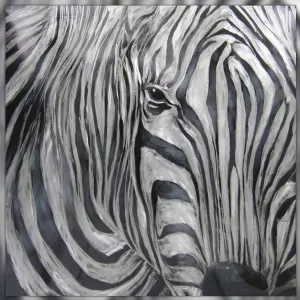 Pintura cebra, 100 x 100 cm