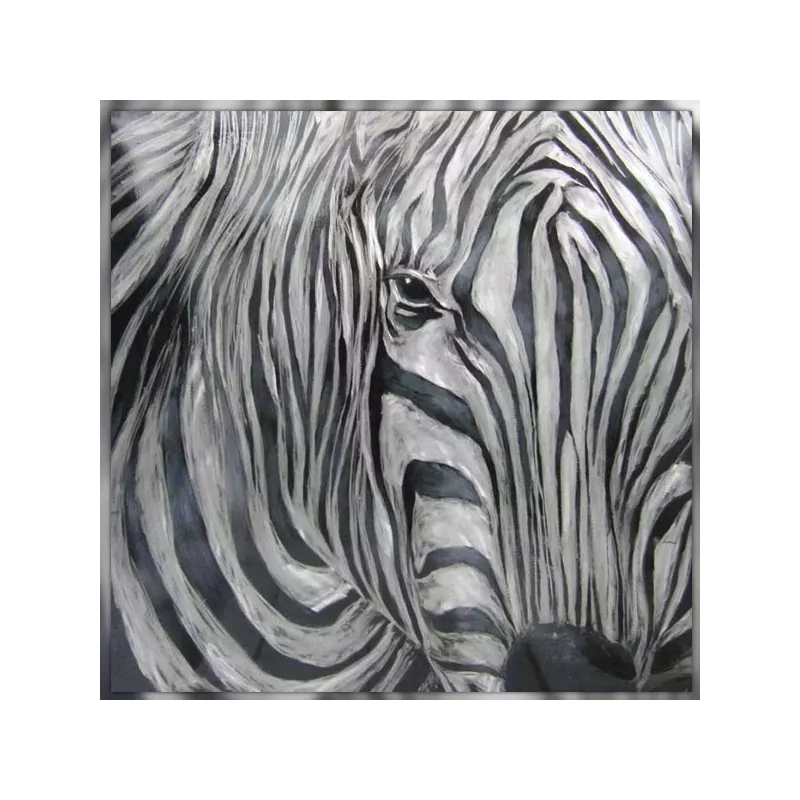 Pintura cebra, 100 x 100 cm