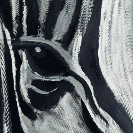 Pintura cebra, 100 x 100 cm