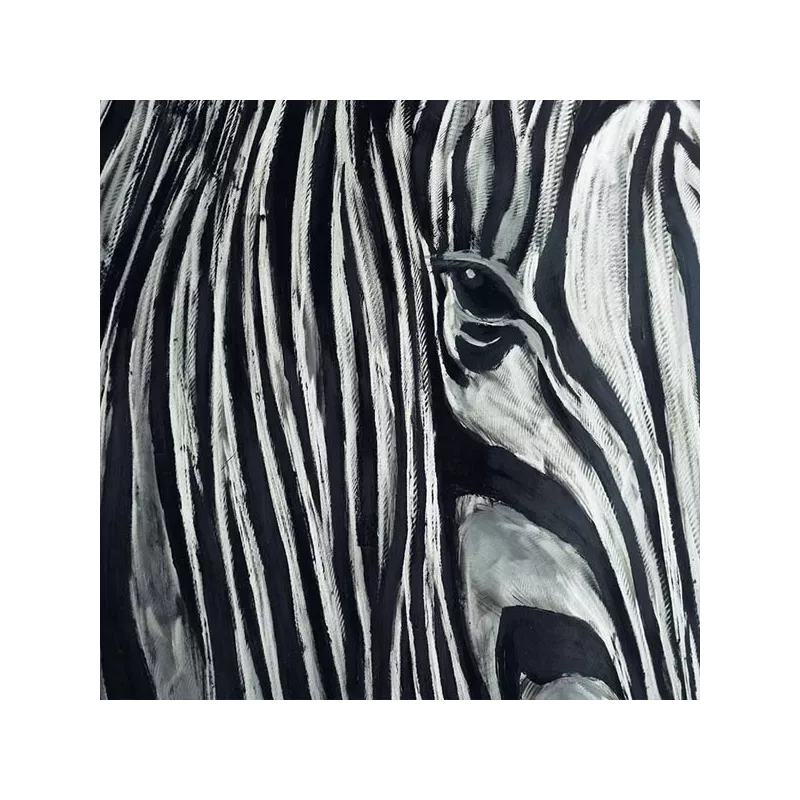Pintura cebra, 100 x 100 cm