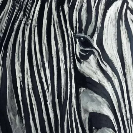 Pintura cebra, 100 x 100 cm