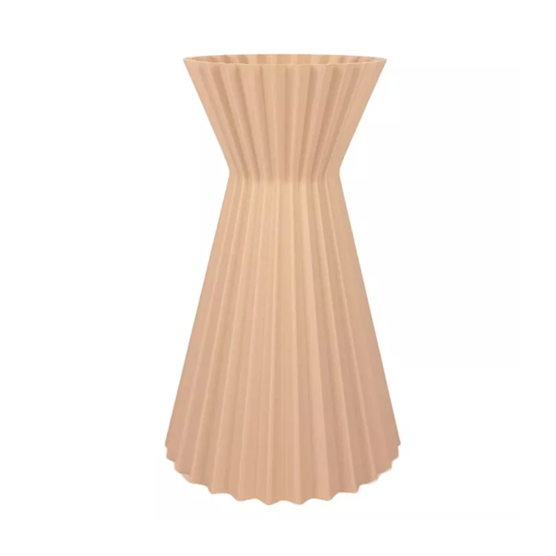 Jarrón de cóctel ultradiseño Color Beige Tamaño 20 cm