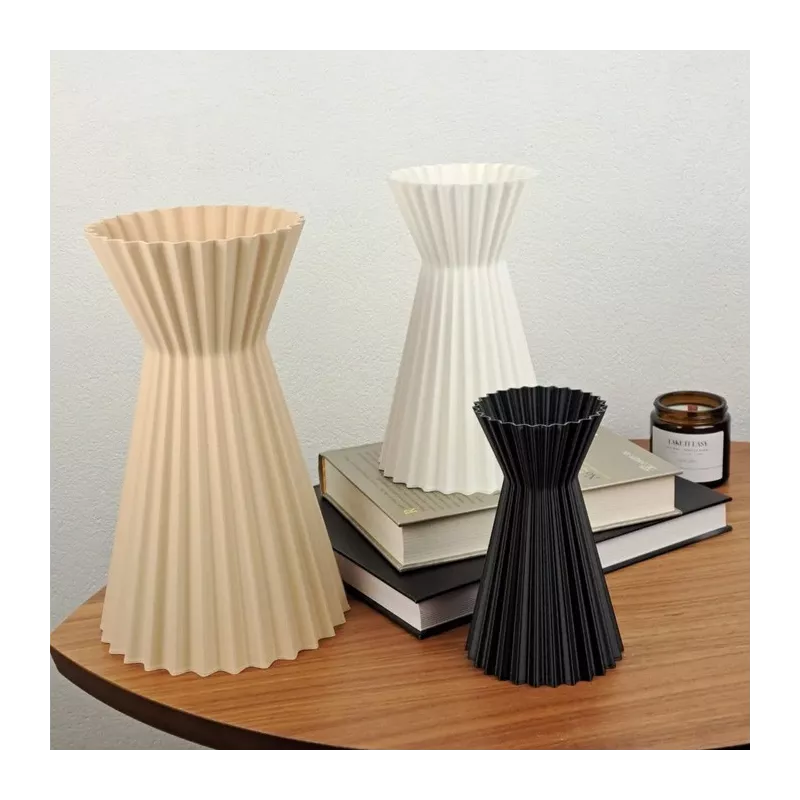Jarrón de cóctel ultradiseño Color Negro Tamaño 20 cm