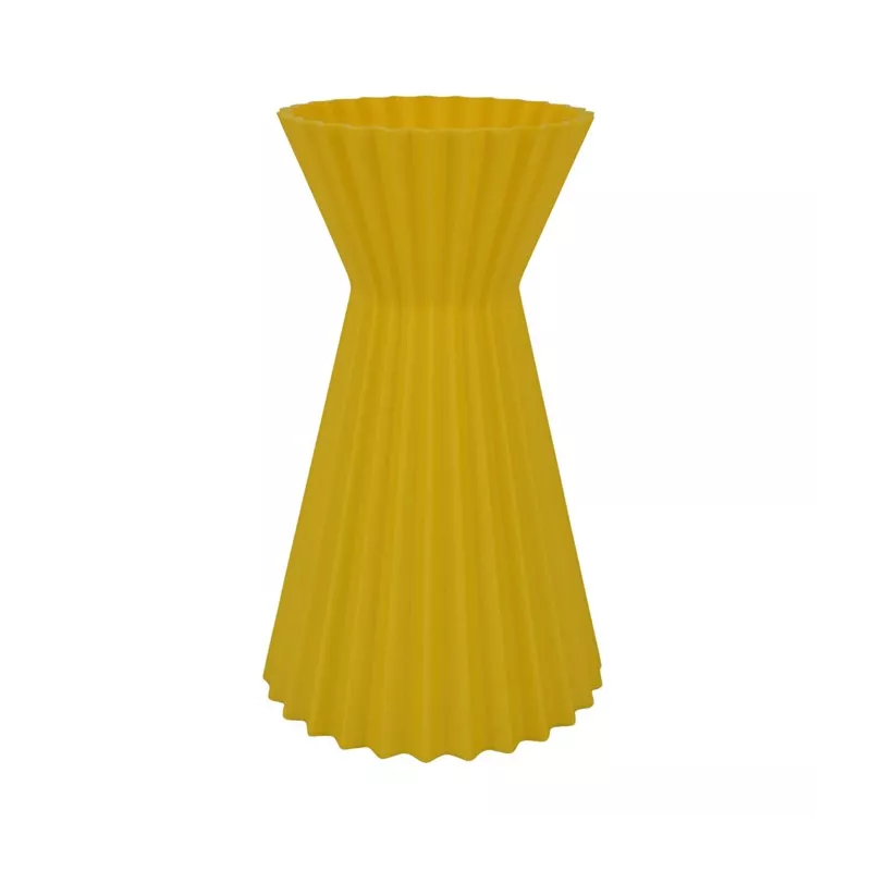 Jarrón de cóctel ultradiseño Color Amarillo Tamaño 20 cm