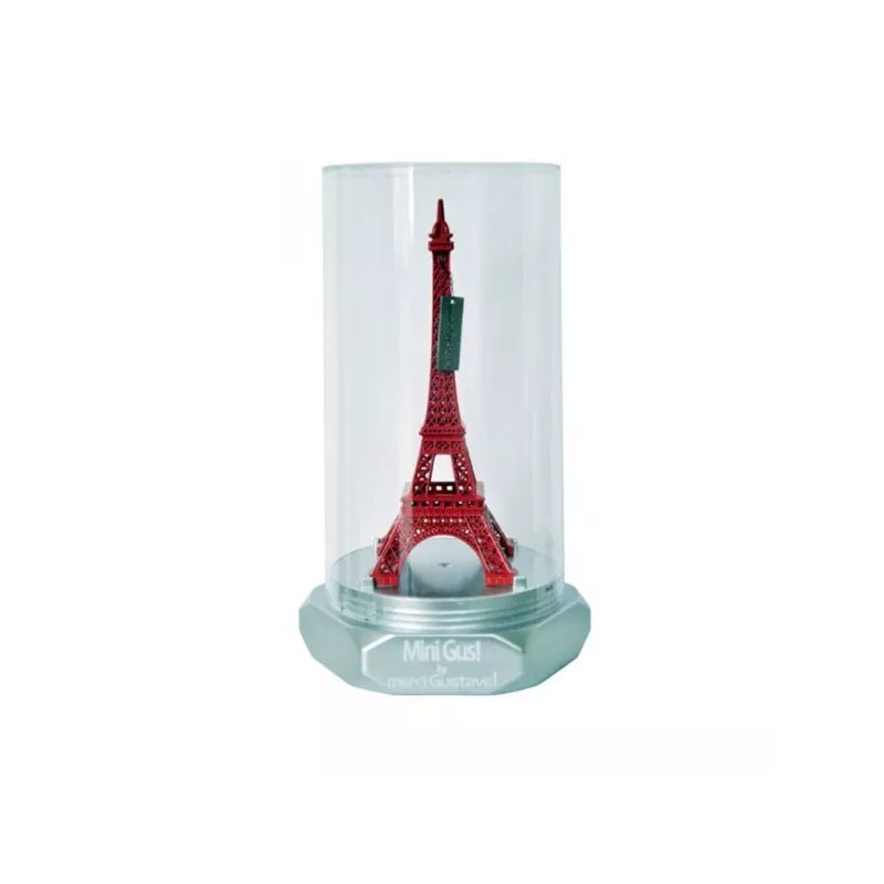 Torre Eiffel Minigus rojo Merci Gustave, altura 15 cm