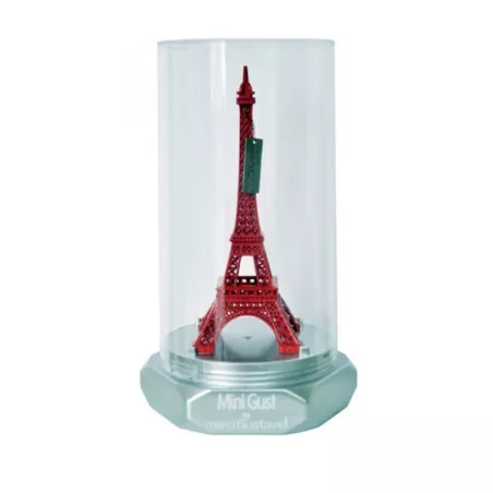 Torre Eiffel Minigus rojo Merci Gustave, altura 15 cm