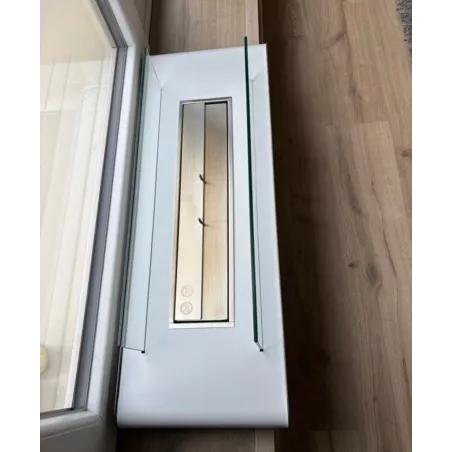 Chimenea independiente de arena Color Blanco