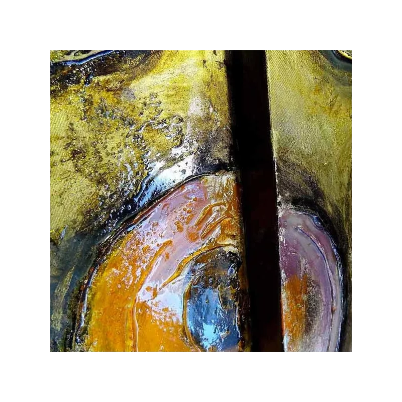 Pintura contemporánea, estilo vintage, 100x100 cm