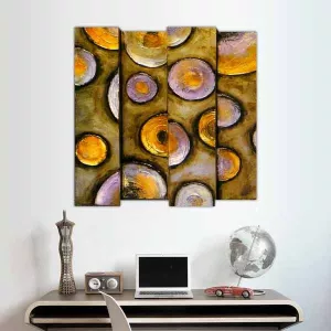 Pintura contemporánea, estilo vintage, 100x100 cm