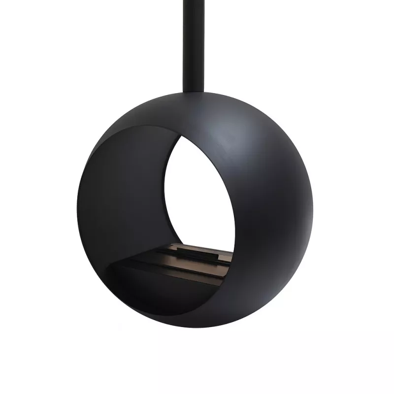 Chimenea de etanol suspendida Cento - Diseño redondo 3 kW