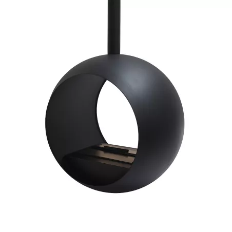 Chimenea de etanol suspendida Cento - Diseño redondo 3 kW