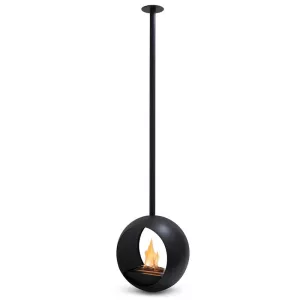 Chimenea de etanol suspendida Cento - Diseño redondo 3 kW
