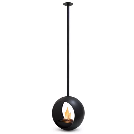 Chimenea de etanol suspendida Cento - Diseño redondo 3 kW