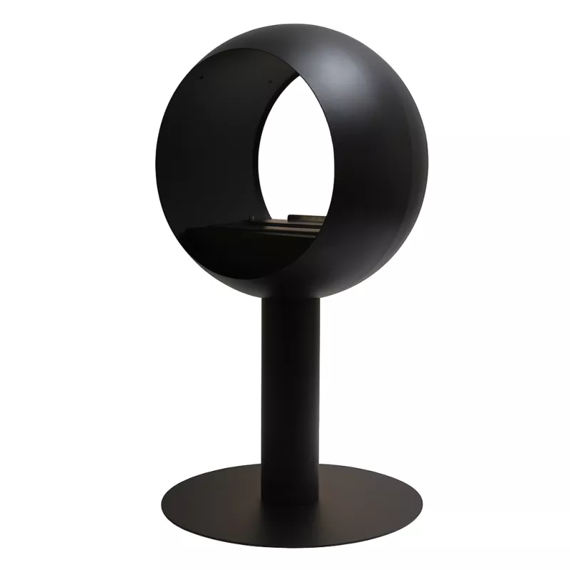 Chimenea de etanol Voltera - Estufa independiente redonda, potencia 3 kW