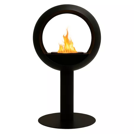 Chimenea de etanol Voltera - Estufa independiente redonda, potencia 3 kW