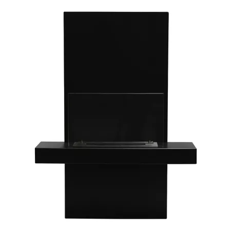 Aliano Chimenea de etanol mural 3kW Color Negro