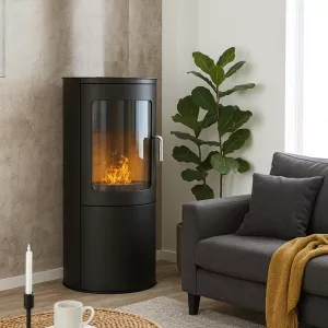 Estufa de etanol de leña Bari de 3 kW
