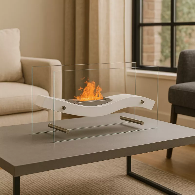 Chimenea de etanol Sirius Color Blanco