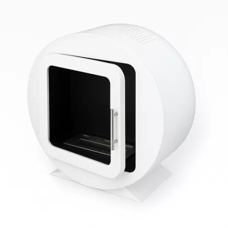 Chimenea de etanol cilíndrica - Ovedia Color Blanco brillante