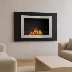 Edimbourgchimenea mural orgánica de 4,5 kW
