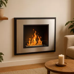 Chimenea de bioetanol InSignal, 80 x 18 x 59 cm