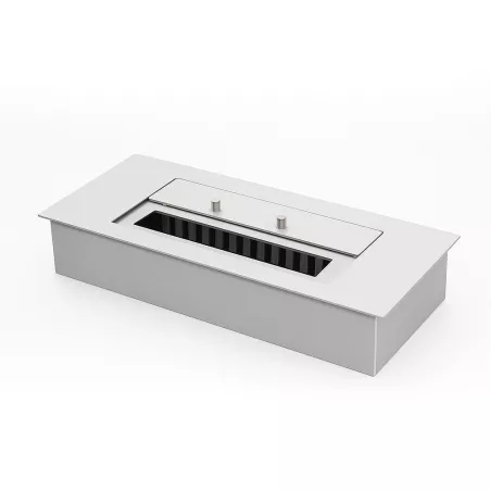 Quemador de bioetanol de 40 cm, calefacción de 2.8 kW