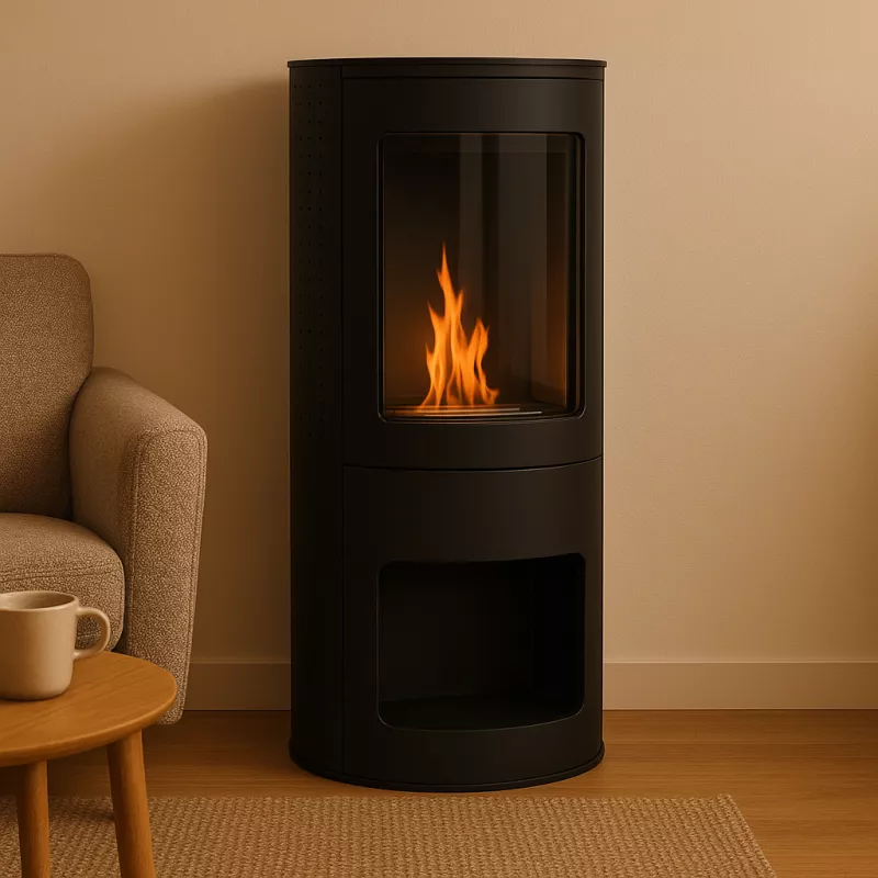 Chimenea independiente Tokio Color Negro