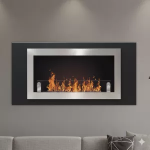 StockholmChimenea mural , 2 chimeneas para 5,4kW