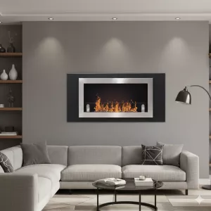 StockholmChimenea mural , 2 chimeneas para 5,4kW