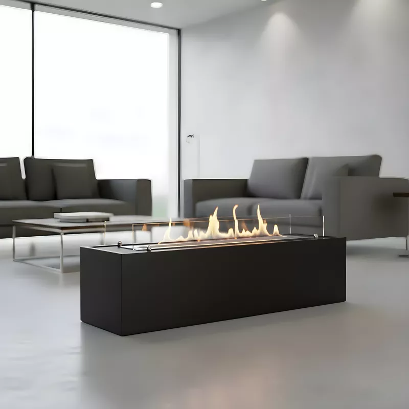 Cuchilla de etanol de gran formato Capri Color Negro