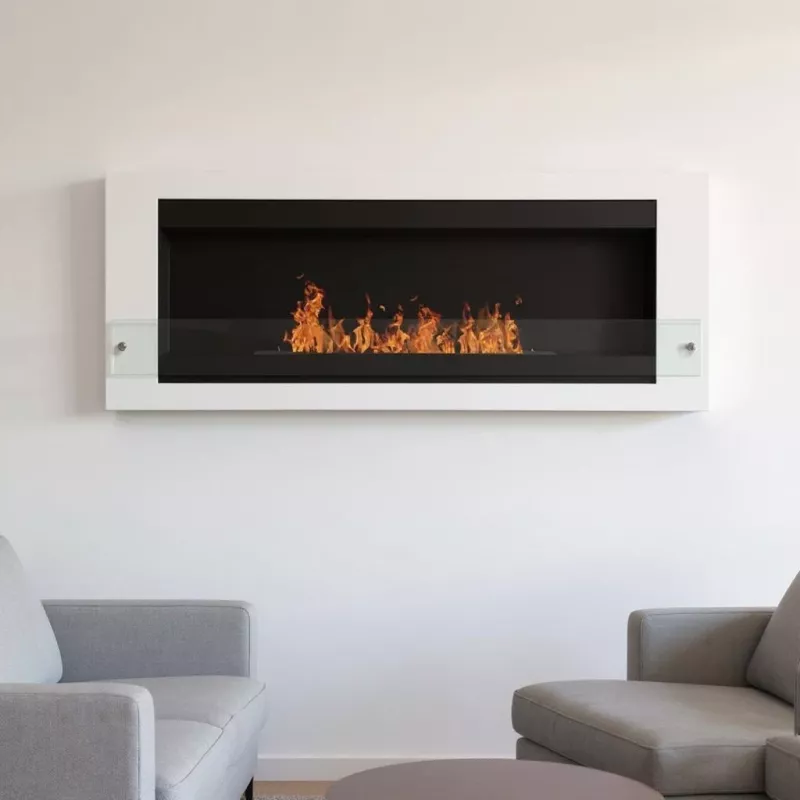 Chimenea mural Liverno Color Blanco