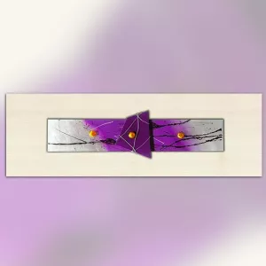 pintura abstracta púrpura : Wikao hogar y diseño