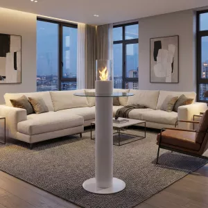 Mesa de etanol independiente Bistro