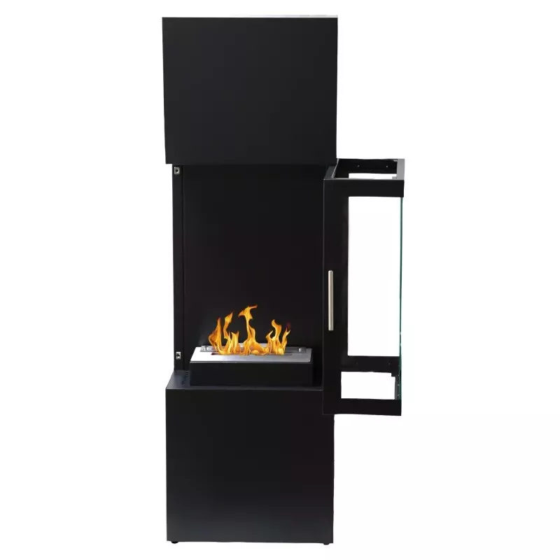 Chimenea de etanol Avellino Apertura Apertura a la derecha