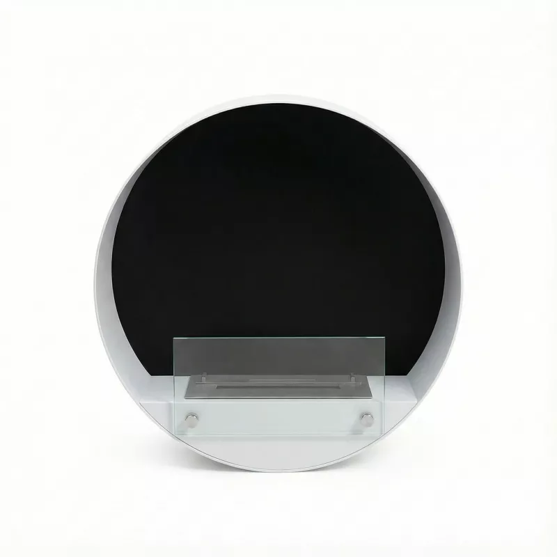 Chimenea de etanol redonda Hublo Color Blanco