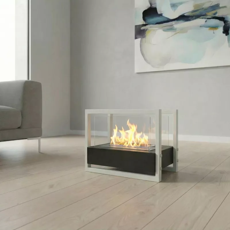 Chimenea de etanol independiente Arona Color Negro