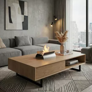 Chimenea de mesa de etanol Accadia