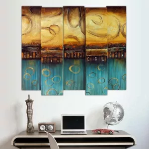 Pintura con diseño en relieve 3D, 85 x 100 cm