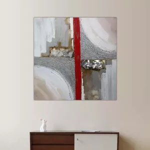 Pintura de diseño industrial y geométrico
