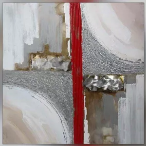 Pintura de diseño industrial y geométrico